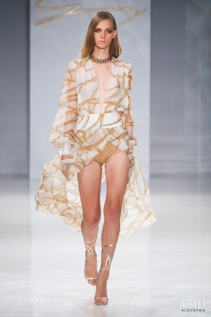 Charlotte Nolting featured in  the Genny fashion show for Spring/Summer 2014