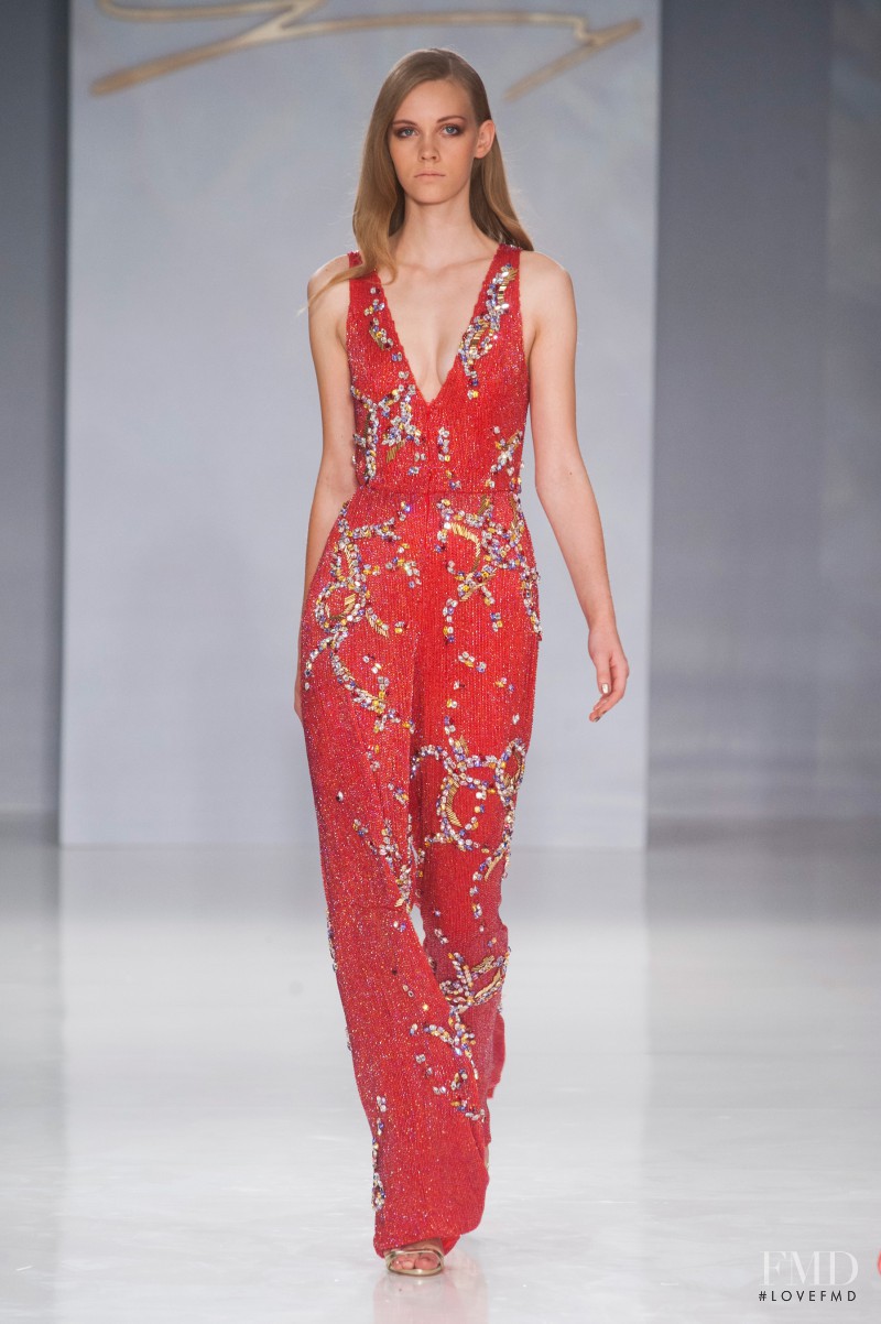 Charlotte Nolting featured in  the Genny fashion show for Spring/Summer 2014