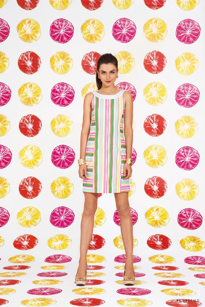 Andreea Diaconu featured in  the Lilly Pulitzer lookbook for Spring/Summer 2013