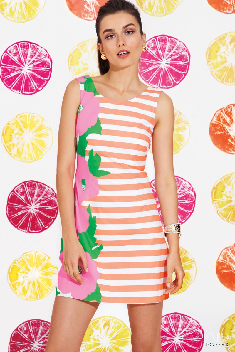 Andreea Diaconu featured in  the Lilly Pulitzer lookbook for Spring/Summer 2013