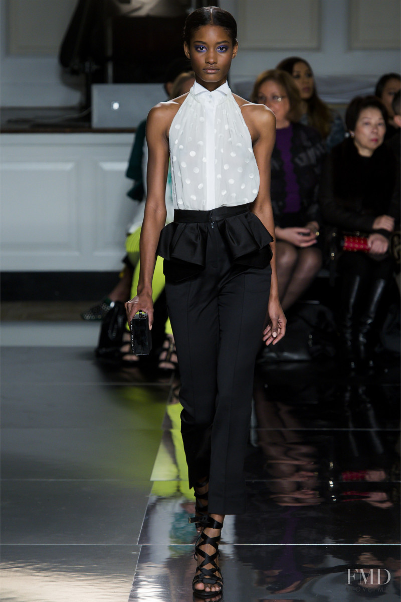 Melodie Monrose featured in  the Jason Wu fashion show for Autumn/Winter 2013