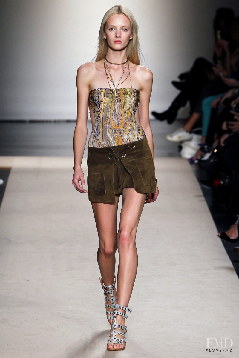 Daria Strokous featured in  the Isabel Marant fashion show for Spring/Summer 2013