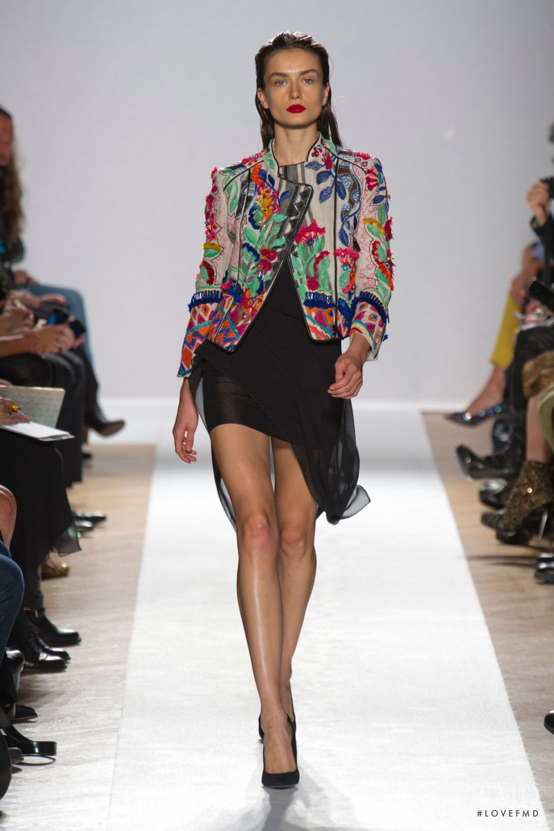 Andreea Diaconu featured in  the Barbara Bui fashion show for Spring/Summer 2013