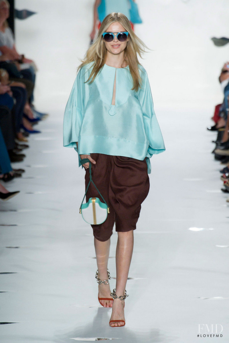 Josephine Skriver featured in  the Diane Von Furstenberg fashion show for Spring/Summer 2013