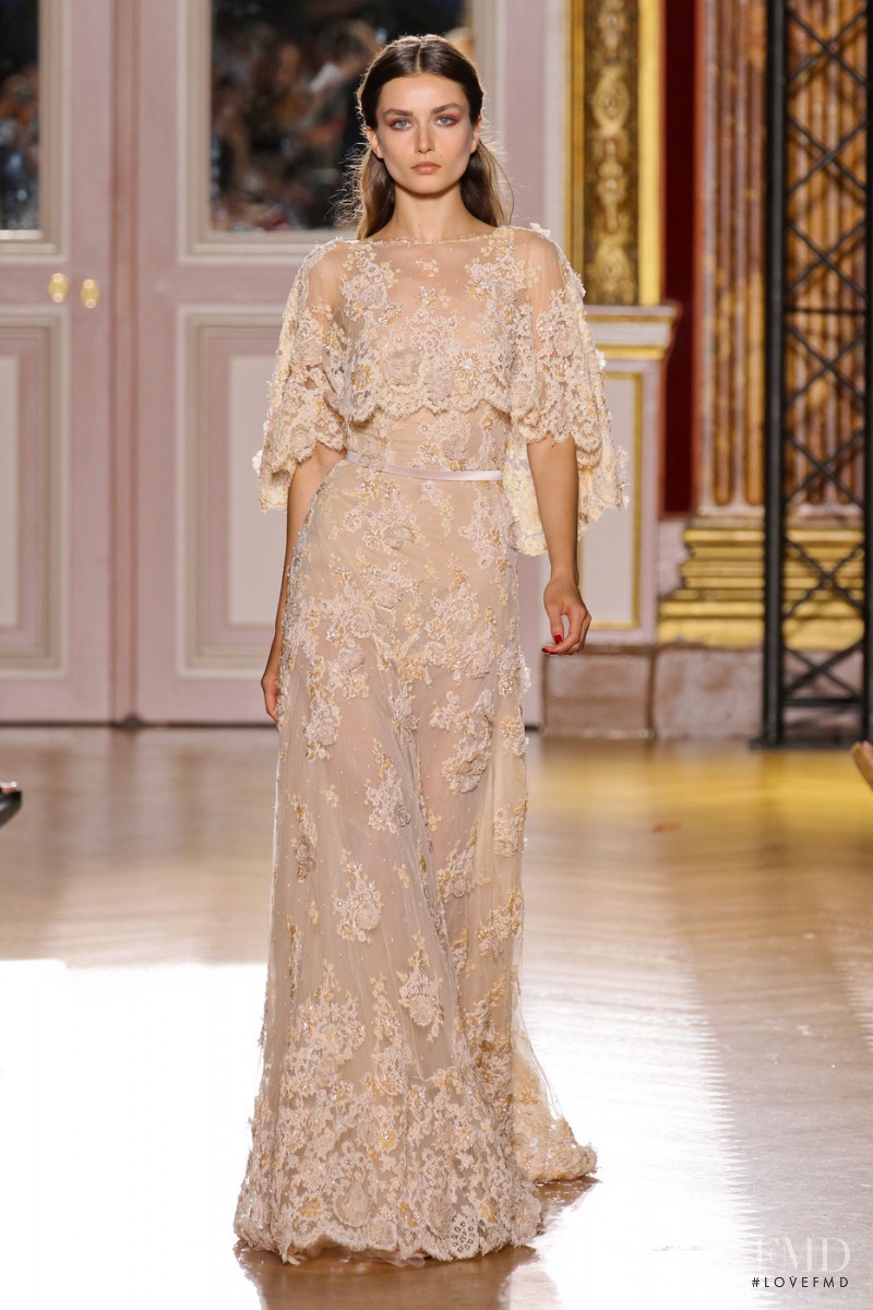Andreea Diaconu featured in  the Zuhair Murad fashion show for Autumn/Winter 2012