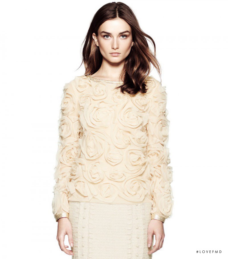 Andreea Diaconu featured in  the Tory Burch catalogue for Spring/Summer 2013