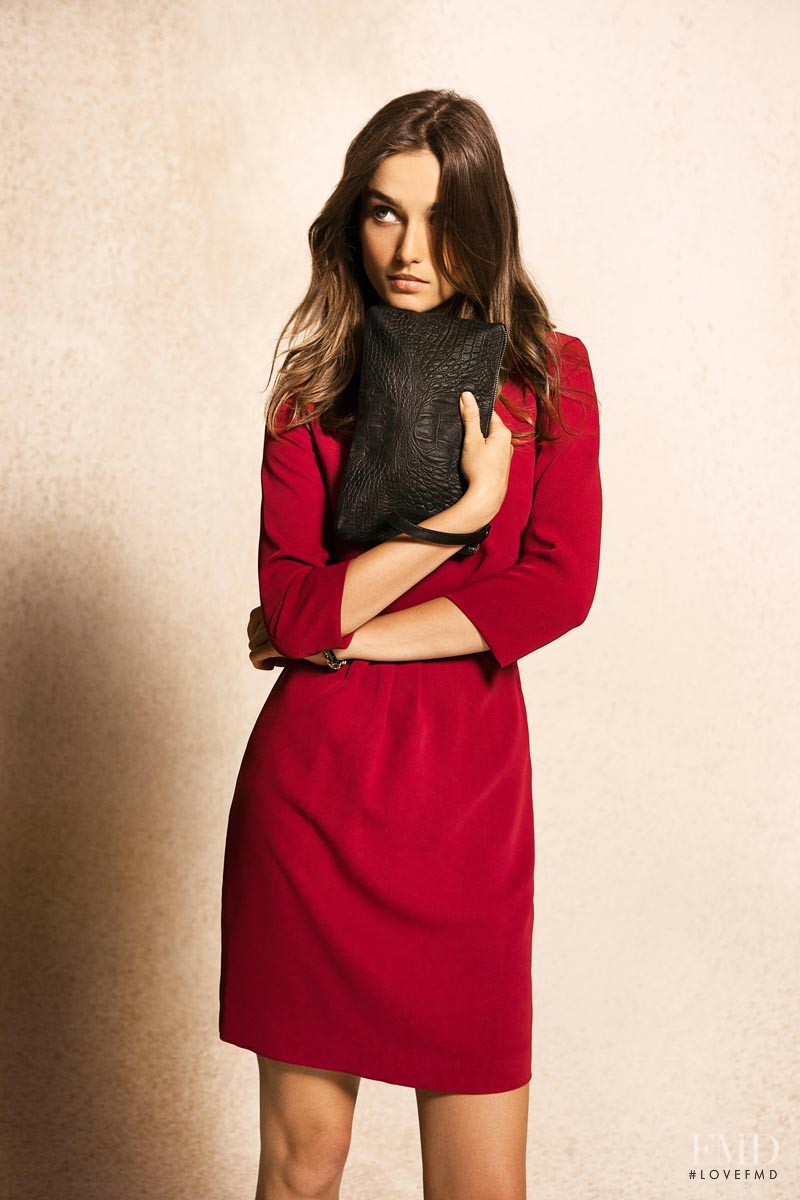 Andreea Diaconu featured in  the Massimo Dutti lookbook for Autumn/Winter 2012