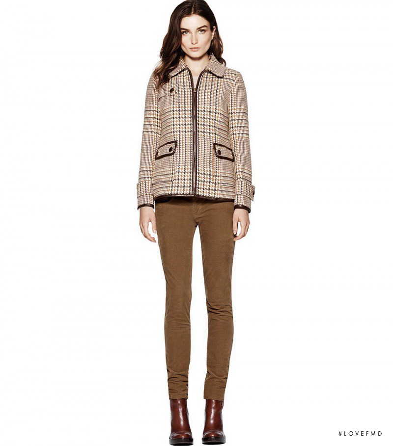 Andreea Diaconu featured in  the Tory Burch lookbook for Autumn/Winter 2012