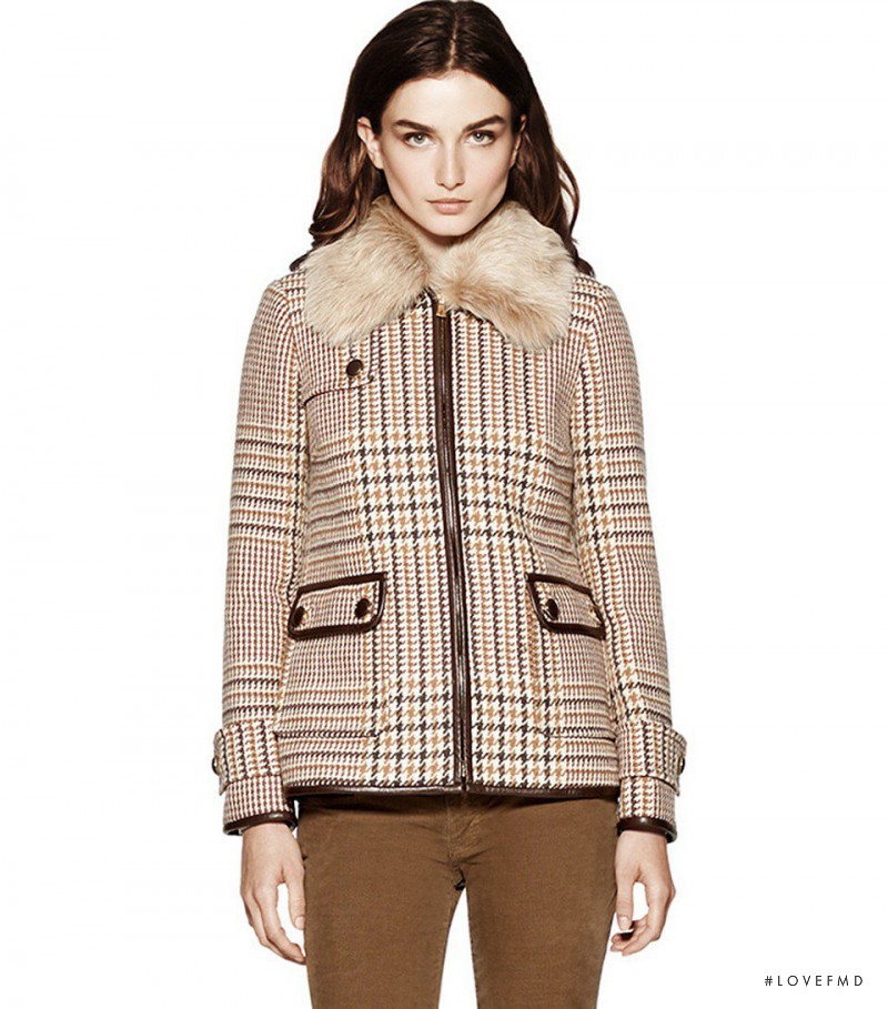 Andreea Diaconu featured in  the Tory Burch lookbook for Autumn/Winter 2012