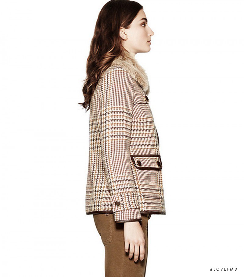 Andreea Diaconu featured in  the Tory Burch lookbook for Autumn/Winter 2012