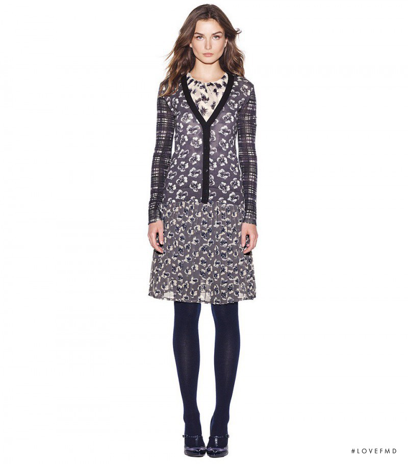 Andreea Diaconu featured in  the Tory Burch lookbook for Autumn/Winter 2012