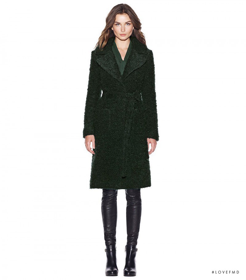 Andreea Diaconu featured in  the Tory Burch lookbook for Autumn/Winter 2012