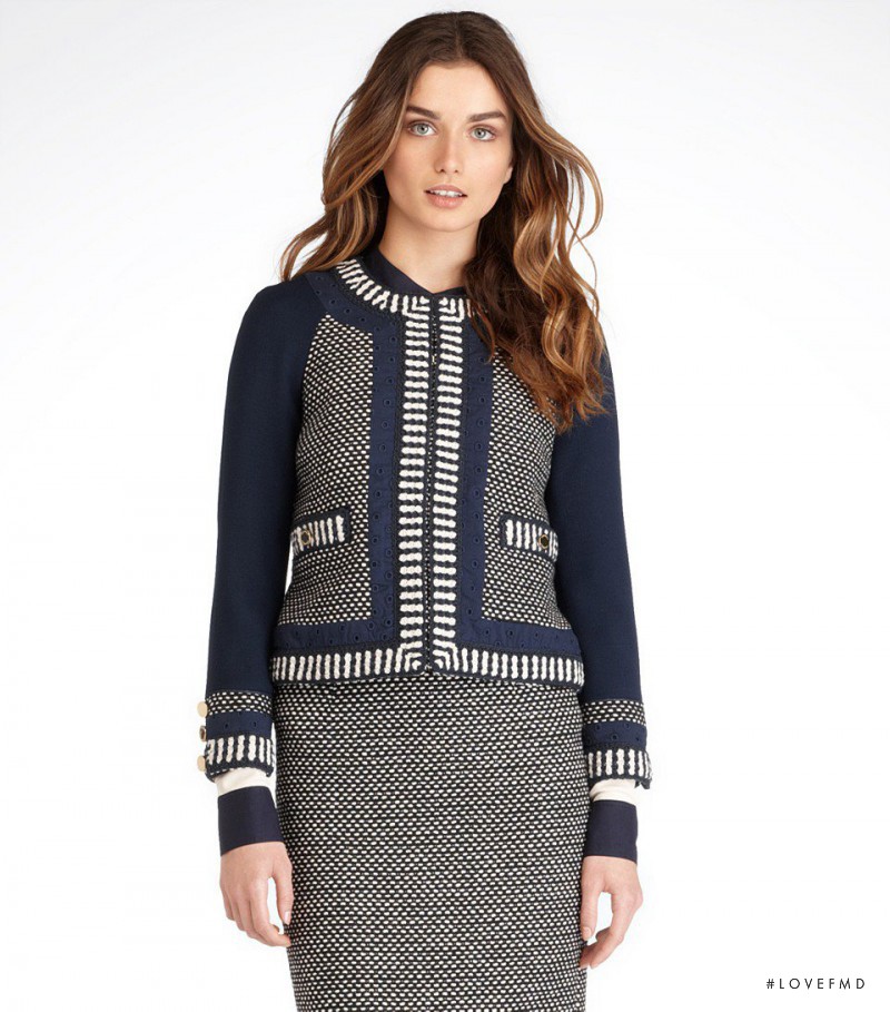 Andreea Diaconu featured in  the Tory Burch lookbook for Autumn/Winter 2012