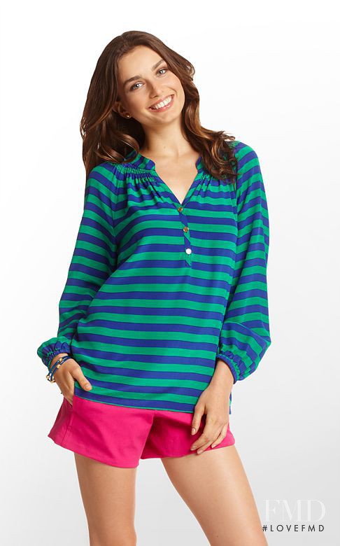 Andreea Diaconu featured in  the Lilly Pulitzer lookbook for Spring/Summer 2012