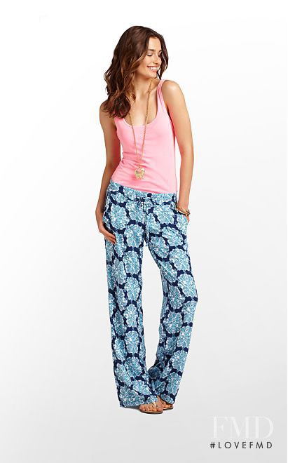 Andreea Diaconu featured in  the Lilly Pulitzer lookbook for Spring/Summer 2012