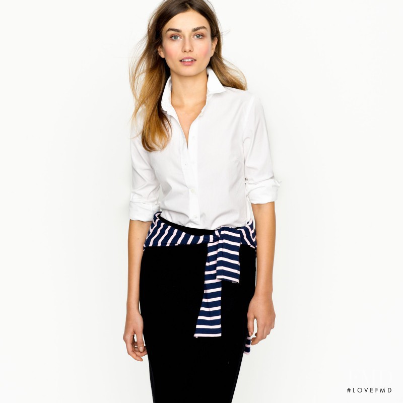 Andreea Diaconu featured in  the J.Crew lookbook for Summer 2012