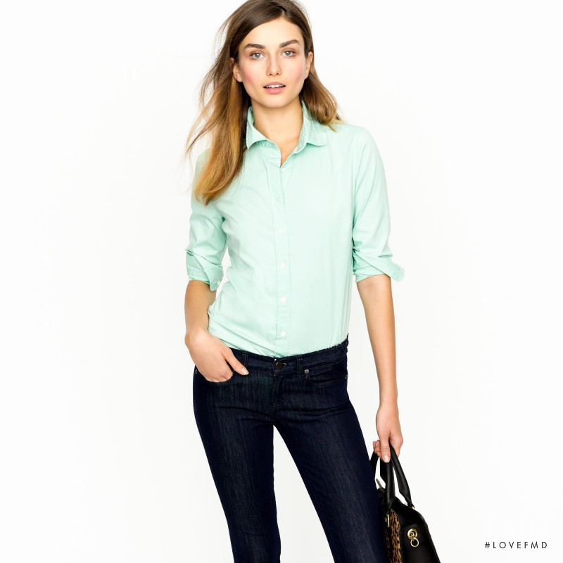 Andreea Diaconu featured in  the J.Crew lookbook for Summer 2012