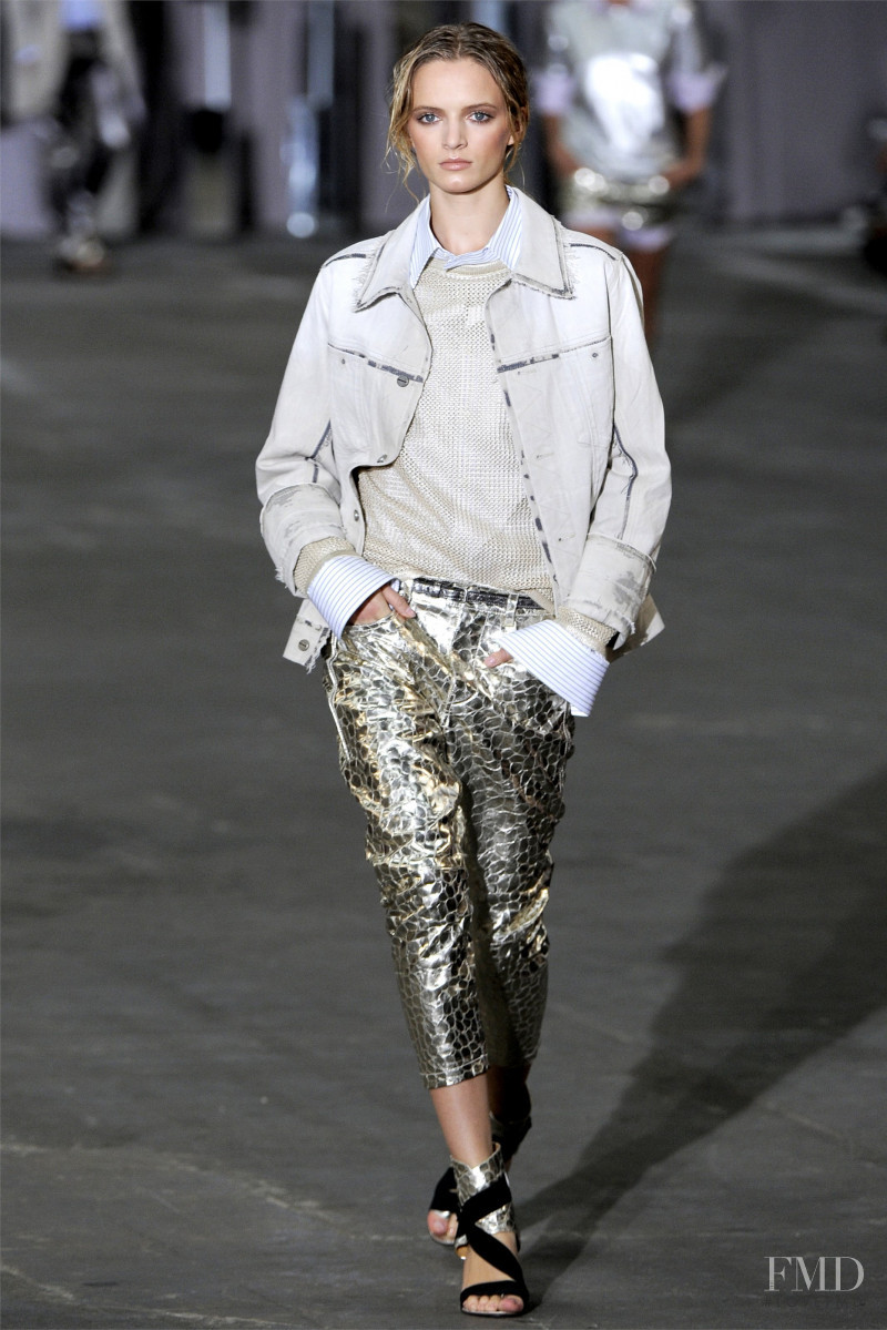 Daria Strokous featured in  the Diesel Black Gold fashion show for Spring/Summer 2012