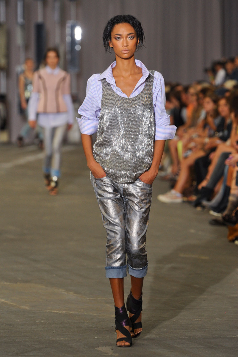 Anais Mali featured in  the Diesel Black Gold fashion show for Spring/Summer 2012