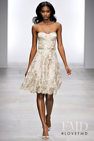Melodie Monrose featured in  the Issa fashion show for Spring/Summer 2012