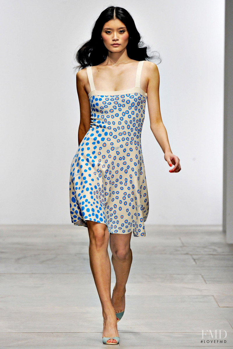Ming Xi featured in  the Issa fashion show for Spring/Summer 2012