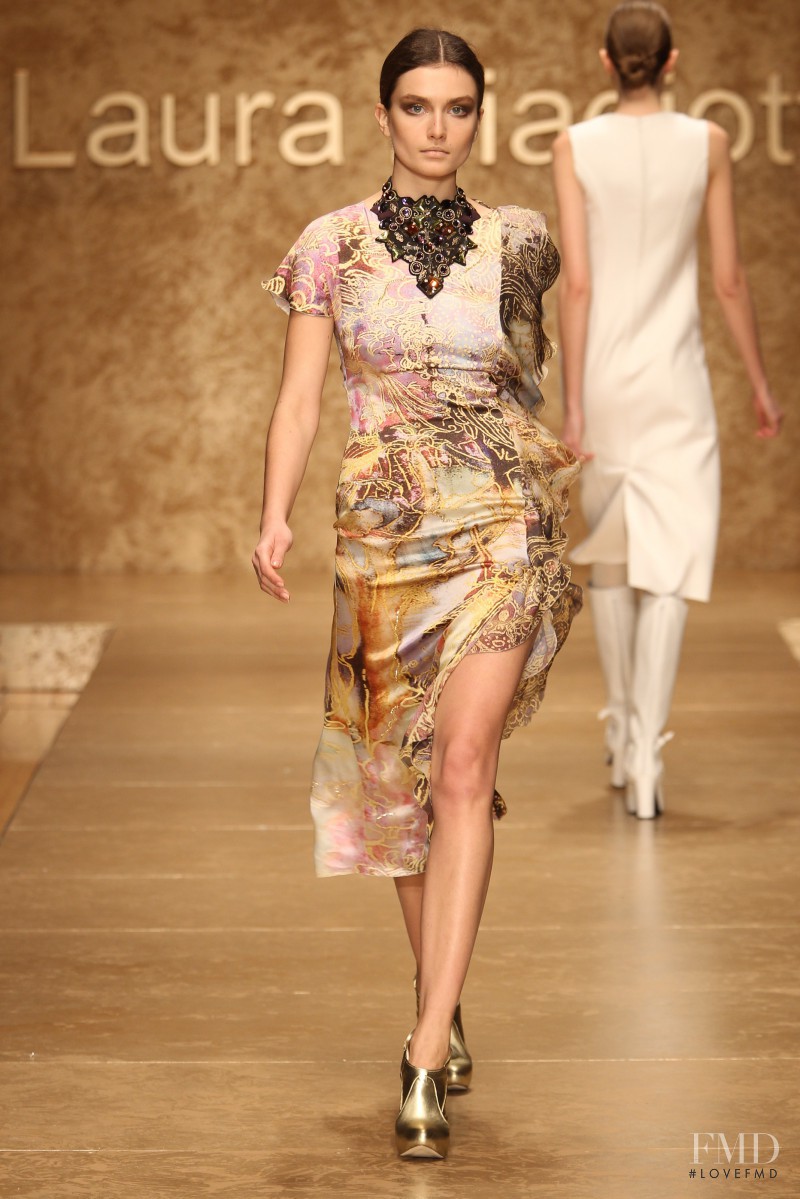 Andreea Diaconu featured in  the Laura Biagiotti fashion show for Autumn/Winter 2011