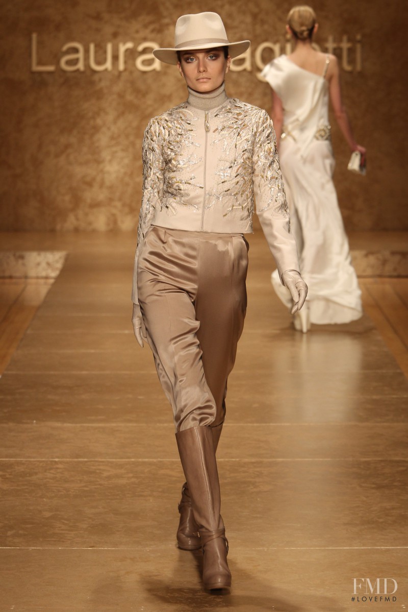 Andreea Diaconu featured in  the Laura Biagiotti fashion show for Autumn/Winter 2011