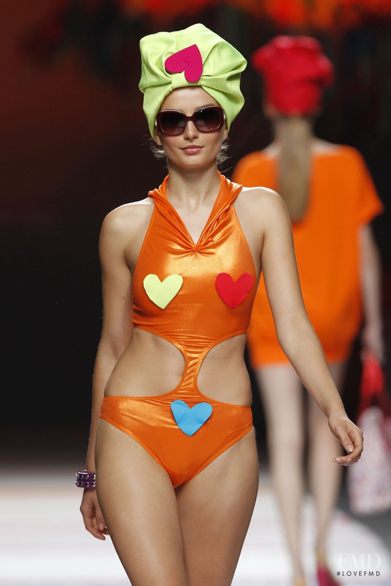Andreea Diaconu featured in  the Agatha Ruiz de la Prada fashion show for Spring/Summer 2012