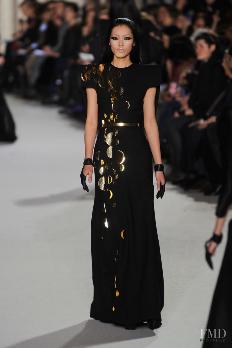 Liu Wen featured in  the Stéphane Rolland fashion show for Spring/Summer 2012