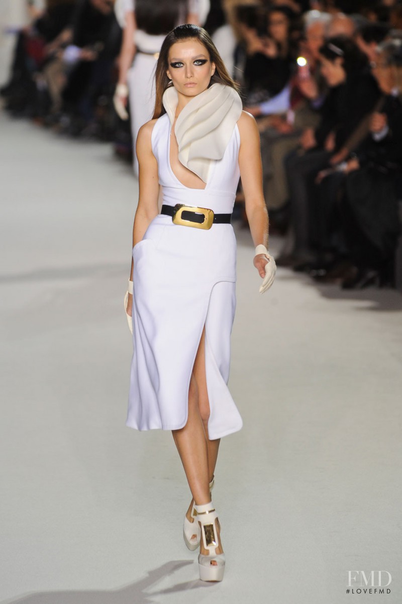 Andreea Diaconu featured in  the Stéphane Rolland fashion show for Spring/Summer 2012