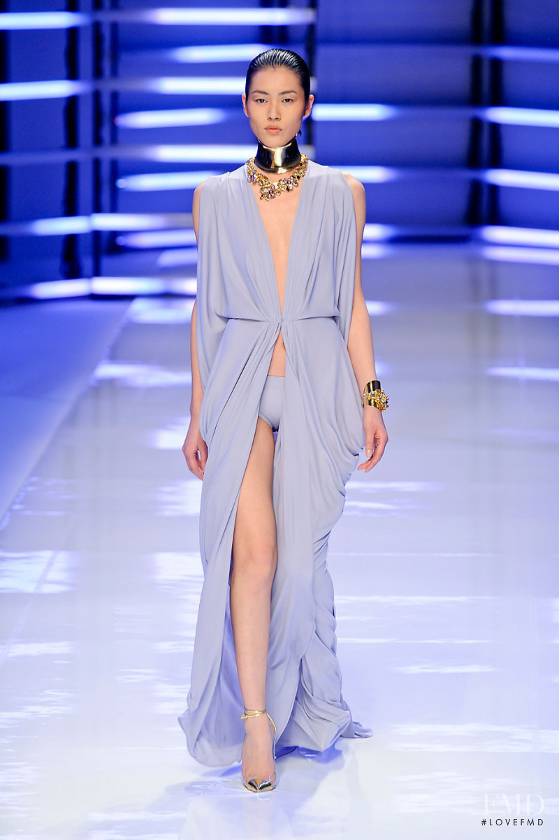 Liu Wen featured in  the Alexandre Vauthier fashion show for Spring/Summer 2012