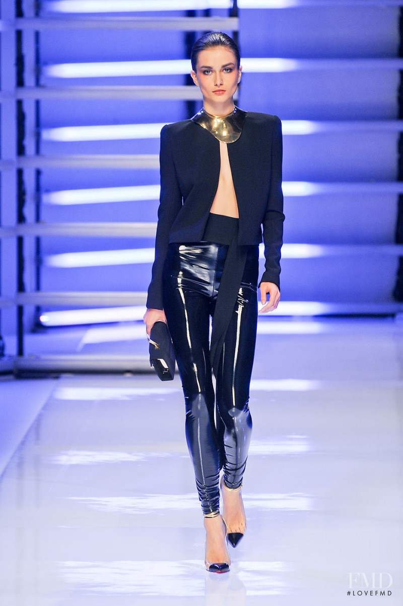 Andreea Diaconu featured in  the Alexandre Vauthier fashion show for Spring/Summer 2012