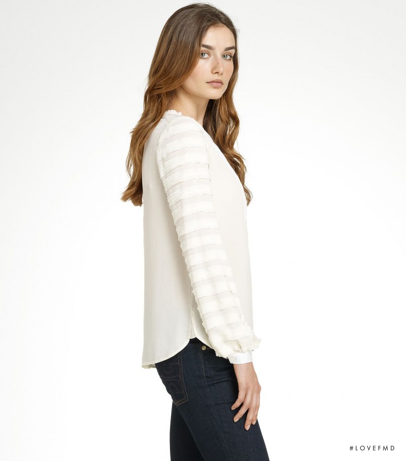 Andreea Diaconu featured in  the Tory Burch catalogue for Autumn/Winter 2011