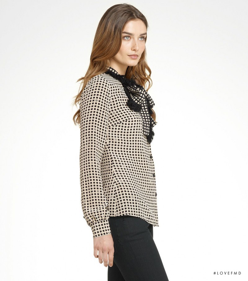 Andreea Diaconu featured in  the Tory Burch catalogue for Autumn/Winter 2011