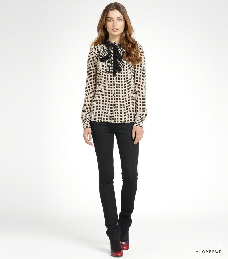 Andreea Diaconu featured in  the Tory Burch catalogue for Autumn/Winter 2011