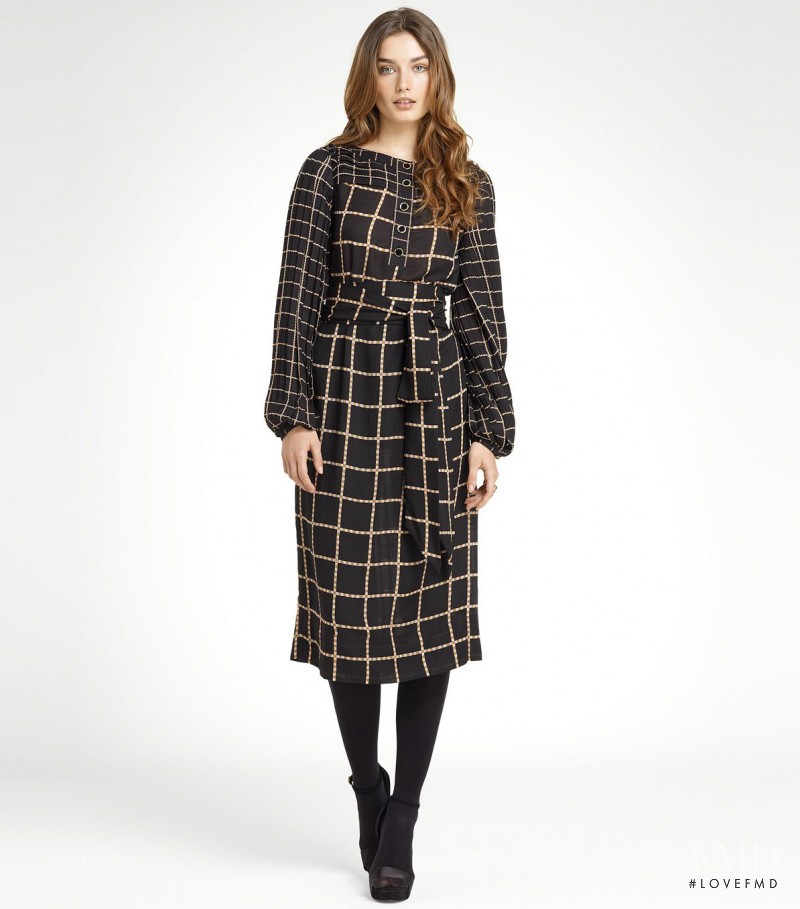 Andreea Diaconu featured in  the Tory Burch catalogue for Autumn/Winter 2011