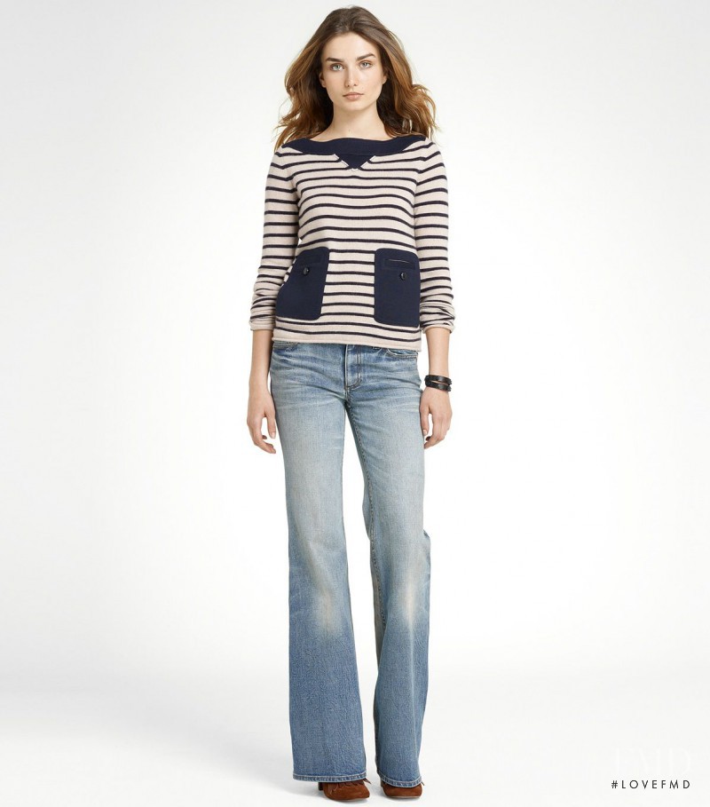 Andreea Diaconu featured in  the Tory Burch catalogue for Autumn/Winter 2011