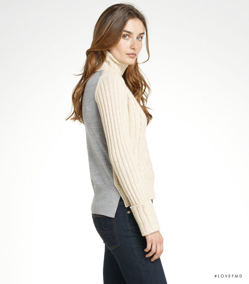 Andreea Diaconu featured in  the Tory Burch catalogue for Autumn/Winter 2011