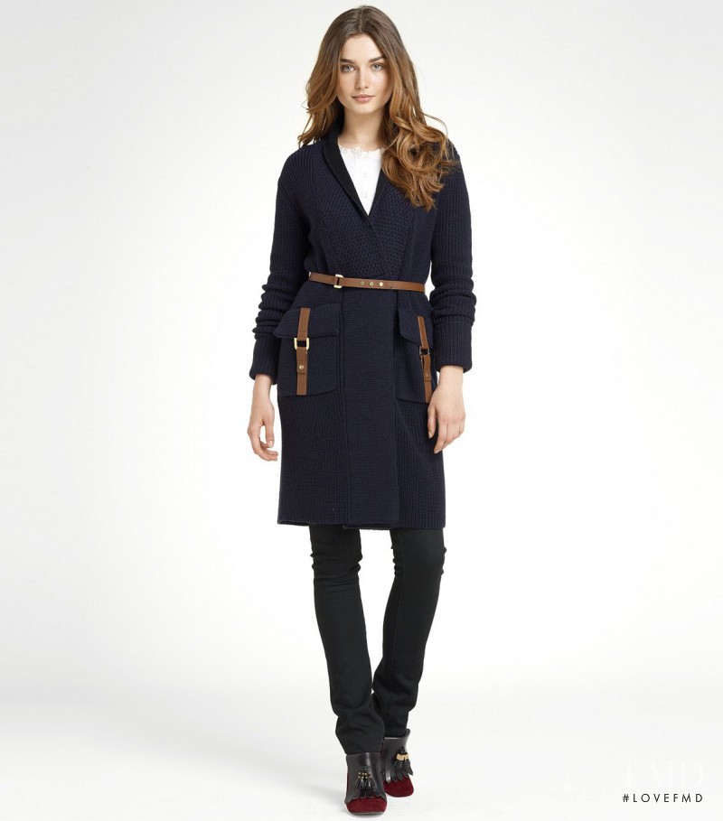 Andreea Diaconu featured in  the Tory Burch catalogue for Autumn/Winter 2011