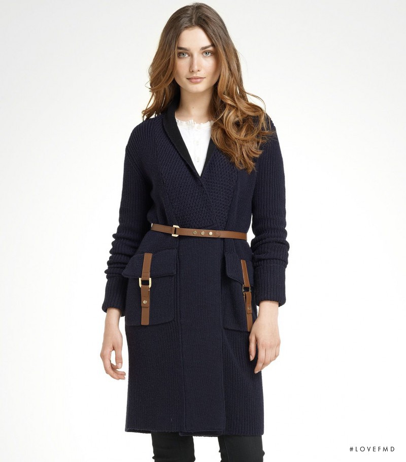 Andreea Diaconu featured in  the Tory Burch catalogue for Autumn/Winter 2011