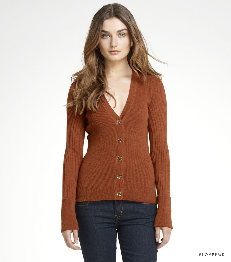 Andreea Diaconu featured in  the Tory Burch catalogue for Autumn/Winter 2011