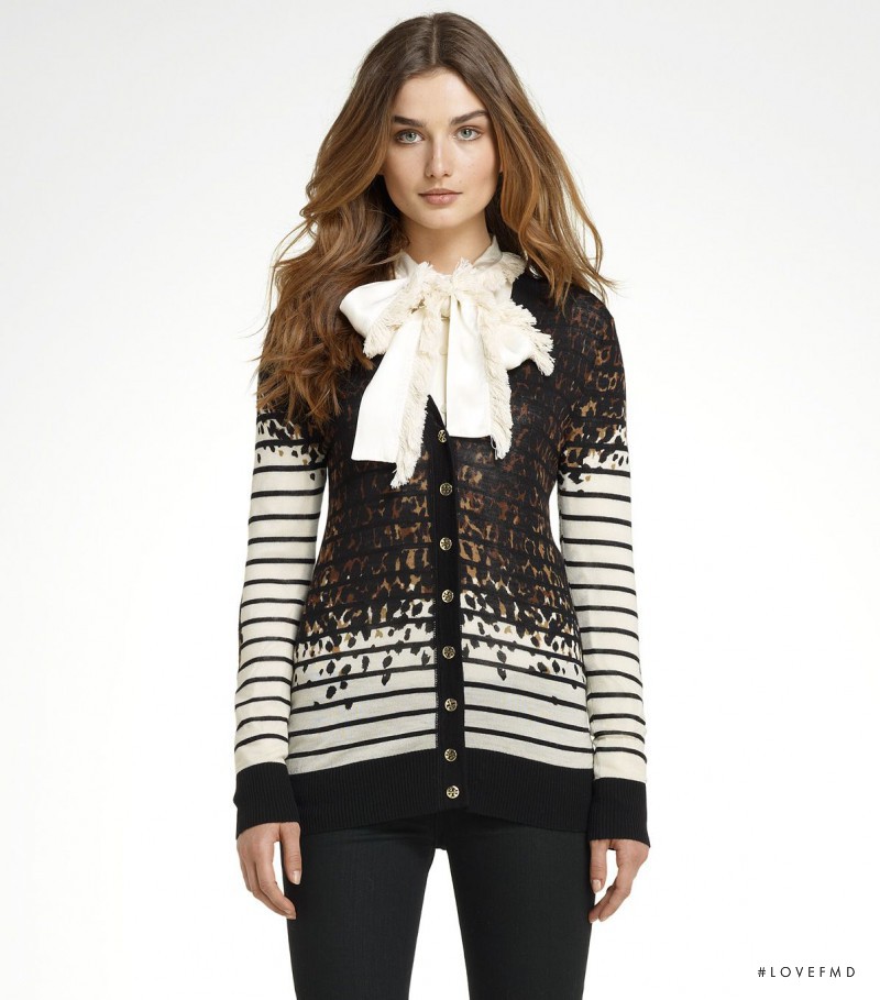 Andreea Diaconu featured in  the Tory Burch catalogue for Autumn/Winter 2011