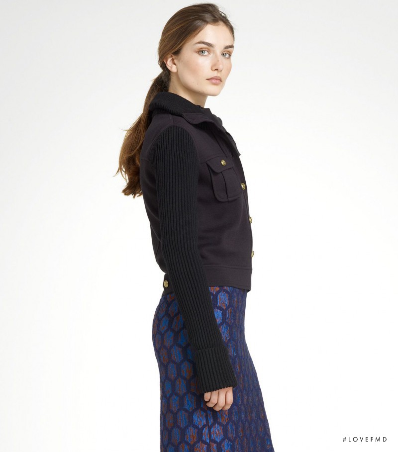 Andreea Diaconu featured in  the Tory Burch catalogue for Autumn/Winter 2011