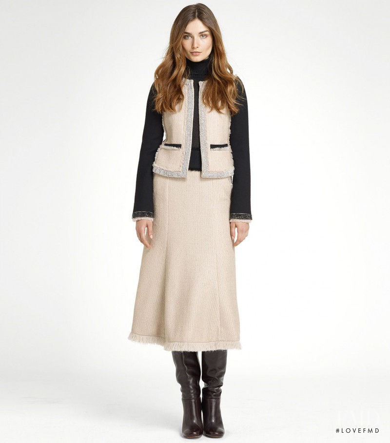 Andreea Diaconu featured in  the Tory Burch catalogue for Autumn/Winter 2011