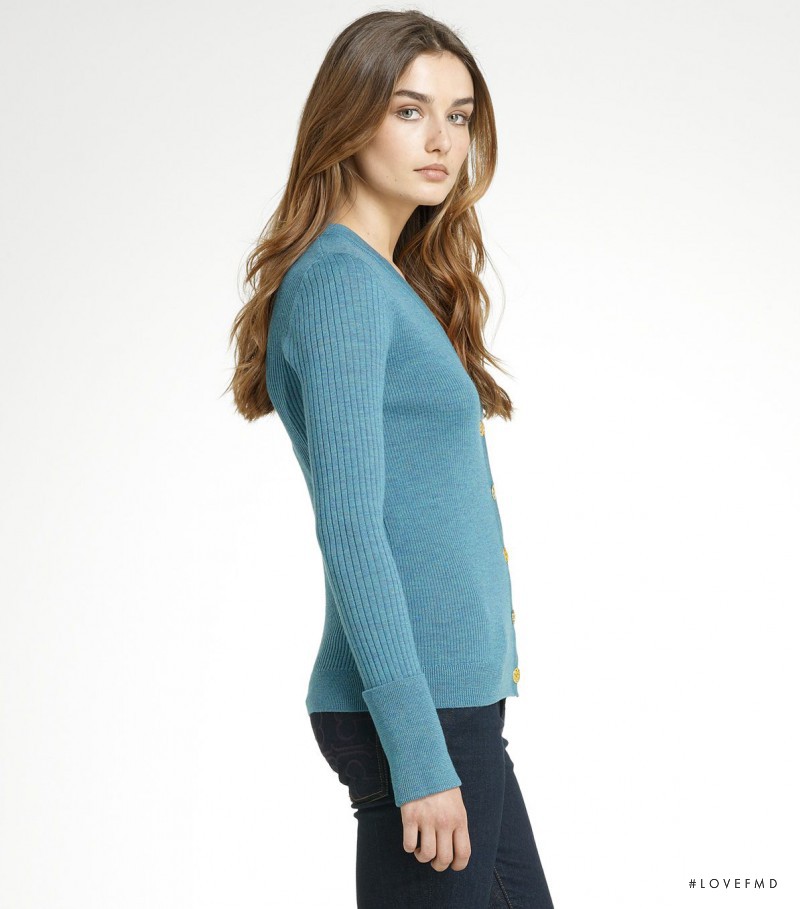 Andreea Diaconu featured in  the Tory Burch catalogue for Autumn/Winter 2011