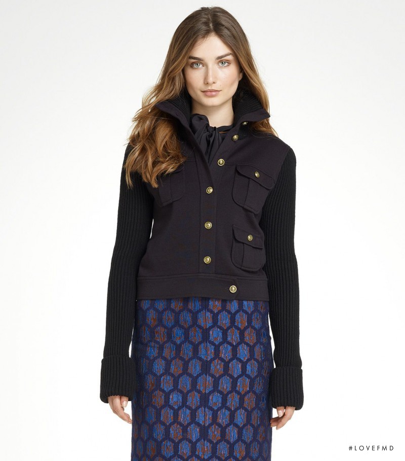 Andreea Diaconu featured in  the Tory Burch catalogue for Autumn/Winter 2011