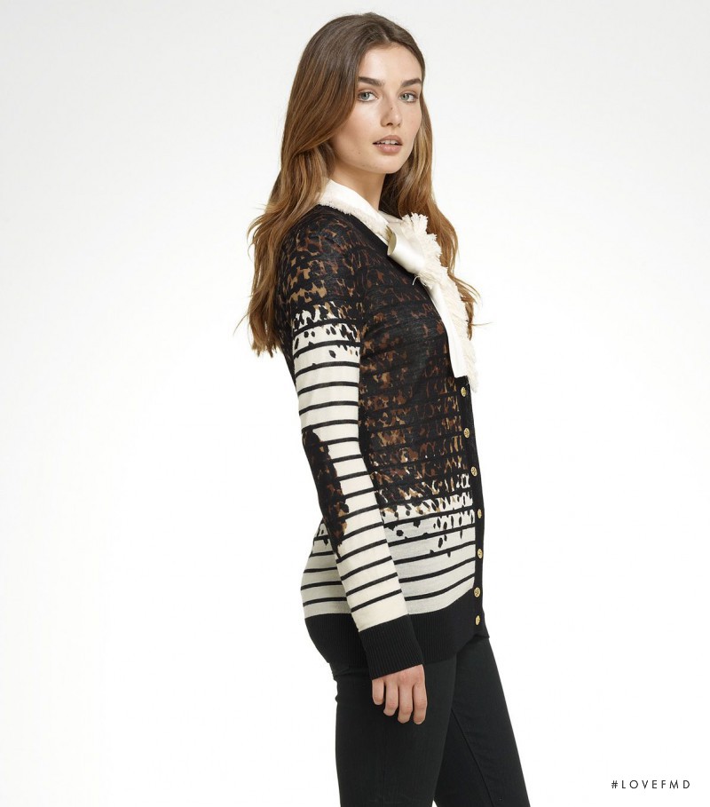 Andreea Diaconu featured in  the Tory Burch catalogue for Autumn/Winter 2011