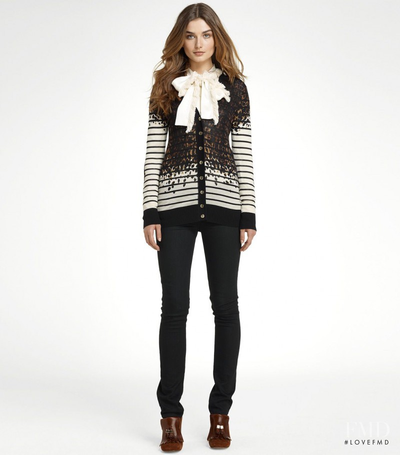Andreea Diaconu featured in  the Tory Burch catalogue for Autumn/Winter 2011