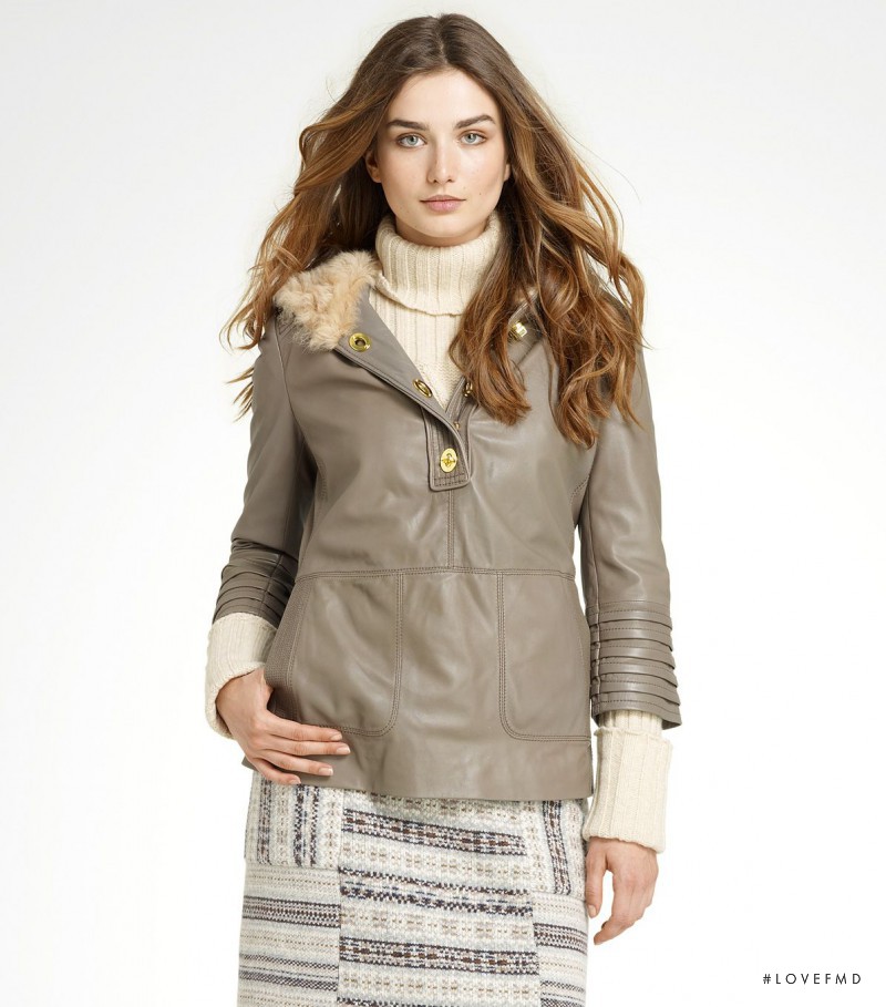 Andreea Diaconu featured in  the Tory Burch catalogue for Autumn/Winter 2011