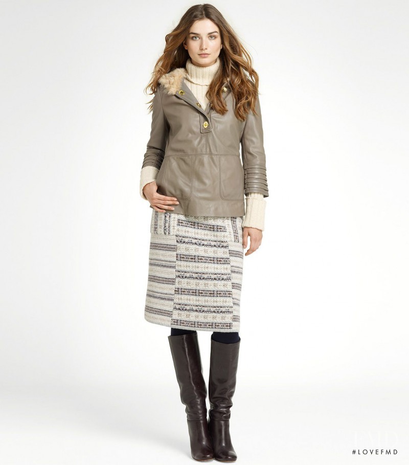 Andreea Diaconu featured in  the Tory Burch catalogue for Autumn/Winter 2011